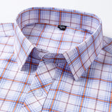 New Men's Plaid Shirts Long Sleeve Cotton Checked Shirt Formal Fashion Thin Soft Classic Basic Casual Male Clothing 6XL 5XL