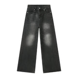 Streetwear Vintage Y2k Men’s Jeans Black Baggy Trousers New Wide Leg Denim Pants Hip Hop Harajuku Distressed Straight Pants