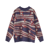 Autumn Sweaters Men Daily Fashion Comfortable Warm Blocking Pullovers Colorful All-match European Style Youthful Vitality Retro