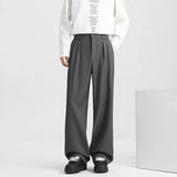 Men's Light Luxury Naples Slim-fit Suit Pants Casual Japanese Retro Premium Quality Elegant Popular Leisure Trousers 2026 Spring