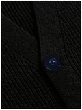 New Luxury Casual Men Sweater Vest Leisure Trendy Knit V Neck Button-down Solid Color Sleeveless Cardigan Retro Basic Waistcoats