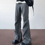Pants Men Handsome Advanced Daily Simple Straight Trousers Spring Fashion All-match Korean Style Chic Students Youthful Cozy New