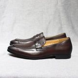 Mens Penny Loafers Leather Shoes Genuine Leather Elegant Wedding Party Casual Dress Shoes Brown Black Shoes for Men