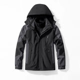 Male New Arrived Winter 3 in 1 Jackets Parkas Unisex Two-pieces Sets Men Outdoor Jacket Waterproof Hiking Coat Windbreaker Coat