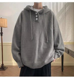American style trend personalized trend lazy style for men and women hooded sweater loose and casual knit top for couples y2k