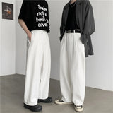 White Baggy Jeans Men Oversized Casual Wide Leg Jeans Men Streetwear Korean Loose Straight Jeans Mens Denim Trousers S-3XL