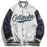 Embroidery Bomber Jacket Men Spring Loose Windbreaker Coats Clothing American Patchwork Women's Jacket Hip-Hop Streetwear