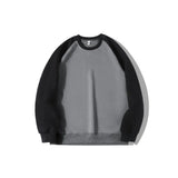 Sweatshirts Men Panelled Loose Fashion Couples Streetwear All-match Breathable Handsome Korean Style Classic Personality Clothes