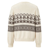 Men's Knitted Henry Sweaters Luxury Christmas Penguin Fair Island Long Sleeve Pullover Japanese Vintage Old Money Knitwear M-2XL