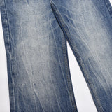 Mens Jeans Baggy Y2k Streetwear Blue Trousers Loose Straight Leg Vintage Distressed Casual Fashion Street Wide Leg Denim Pants