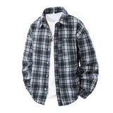 New Men's Casual Shirt Summer Fashion Korean Style Fashion Tops Spring and Autumn Single-breasted Splicing Thin Jacket