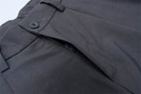 Autumn Men's Loose Suit Pants Commuting Business Casual Classic Gray Black Wide Legs Trousers Oversized Simple Style Clothes