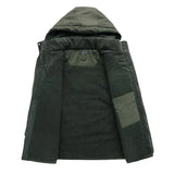 Fleece Coats Military Men's Thicken Parkas Warm Winter Jacket Cashmere Outdoor Cotton-Padded Male Windbreaker Hooded Outwear