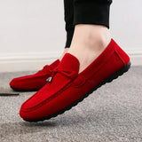 Slip-on Loafers for Men Soft Driving Moccasins High Quality Flats Male Walking Shoes Suede Casual Loafers Summer Men's Shoe