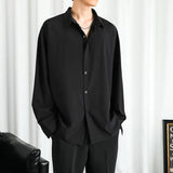 New Men's Casual Shirt Male Overshirt 2025 Long Sleeve Shirts Classic Basic Casual Slim Breathable Business Comfort Blouse