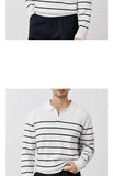 British Retro Patchwork Men Polo Sweater Luxury Trendy V Neck Knit Solid Color Pullovers Leisure Slim Long Sleeve Knitwear M-3XL