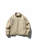 Spring Autumn Vintage Coat American Retro Heavy Washing Canvas High-end Jacket Men's Stand-up Collar Design Casual Jacket Chic