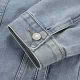 Loose-fit Classic Denim Jacket Men Cotton 2025 New Style Korean Trendy Brand Casual Top Spring Autumn Cropped Jacket Black Blue