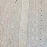 Shirts for men Apricot Handsome Lapel Men Blouse Vacation Hollow Out Sexy Fashion Men Clothing Male Mesh Long-sleeved Shirts