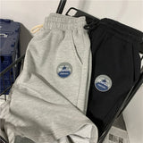 American Retro Basketball Shorts Men's Trendy Summer Thin Japanese Sports Centre Pants Loose Large Size Casual Mid-size Pants