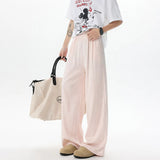 New Design Unisex Straight Leg Casual Pants Breathable Comfortable Novel Fabric Fashion Comfy Trendy Stylish Athleisure Trousers