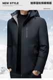 Winter New Male High-end Parkas Business Men's Graphene Coat Thick Keep Warm Parkas Men Cold Resistant Casual Jacket