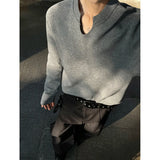 Mens Slim Fit Long Sleeve V-Neck T-Shirt Solid Color Spring  Casual Basic Top  Plain Tee Shirt Breathable Comfort Stretch Soft