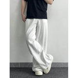 White Baggy Jeans Men Fashion Casual Straight Jeans Mens Streetwear Korean Loose Wide Leg Jeans Man Denim Trousers S-3XL