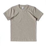 Heavy 300g Cotton T-shirt Men's Seamless Weaving Bamboo Cotton Short Sleeve Tee Tops Unisex Clean Fit Design Collar Undershirt