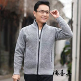 Autumn Winter KPOP Fashion Harajuku Cardigan Men Loose Casual All Match Tops Long Sleeve Outerwear Solid Thick Chic Male Clothes
