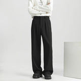 Men's Light Luxury Naples Slim-fit Suit Pants Casual Japanese Retro Premium Quality Elegant Popular Leisure Trousers 2026 Spring