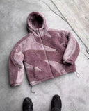 Gothic High Street Trendy Brand Fashion Loose Zipper Jacket Men Y2k American Street Versatile High Collar Oversized Jacket Women