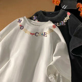 Men's T-shirts Oversized White Big Size 5XL Cotton T Shirt for Men Casual Summer Wear Letter Print Tee Shirts Men Clothing
