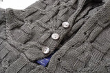 Autumn and winter American fashion men and women knitted hooded couple loose retro personality Harajuku casual sweater y2k