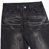 Black Jeans Men Street Fit Casual Vaqueros Pantalones Hombre Autumn Streetwear Skinny Fashion Winter Trousers Y2k Denim Pants