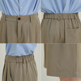 Summer Suit Shorts Men Fashion Society Mens Black Dress Shorts Korean Business Casual Shorts Mens Office Formal Shorts M-2XL