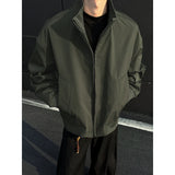 Autumn Short Jacket Men Fashion Casual Baseball Jackets Men Streetwear Hip-hop Loose Bomber Jacket Mens Large Size 4XL