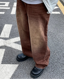 Men Jeans Retro Washed Daily S-3XL Hip Hop Teenagers Fashion Loose European Style Y2K Simple Wide Leg Trousers Vitality Chic
