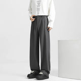 Men's Light Luxury Naples Slim-fit Suit Pants Casual Japanese Retro Premium Quality Elegant Popular Leisure Trousers 2026 Spring