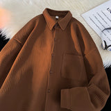 Autumn Japanese Style Oversized Harajuku Shirt Men Casual Loose Blouse Plus Size 5XL-M All Match Fashion Streetwear Male Clothes