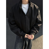 Autumn Short Jacket Men Fashion Casual Baseball Jackets Men Streetwear Hip-hop Loose Bomber Jacket Mens Large Size 4XL