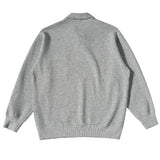 Autumn Clothing Men's Leisure Cotton Long Sleeve Polo Shirt Light Luxury Solid Color Texture Lapel Loose Leisure T-Shirt M-3XL