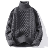 Men's Sweater Flip Collar One Piece Velvet Sweater Men's Versatile Basic Multi Color Men's Knitted Sweater