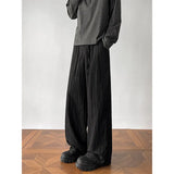 Summer Black Casual Pants Men Fashion Oversized Wide Leg Pants Men Streetwear Hip-hop Loose White Pants Mens Trousers M-3XL