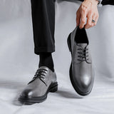 Height Boosting Men's Formal Shoes 3/6/8cm Spring Classic Fashion Business Luxury Men's Versatile Oxford Suit Shoes
