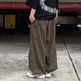 Vintage Baggy Cargo Pants Men Parachute Wide Leg Trousers Male Oversize Retro Loose Casual Japanese Streetwear Hip Hop