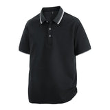 Oversized Men 7XL Polo Shirt 8XL Summer 95% Cotton Breathable Short Sleeve Collar Business Shirt Golf Man Top Clothes