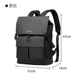 Travel Backpack Men Business Backpack School Waterproof Bag Large Capacity Leather Backpack Casual PVC Bag For Manager Teenagers