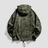 American Camouflage Hoody Mountaineering Suit Work Jacket Men's Hooded Jacket Spring Autumn Hip-hop Handsome Jacket
