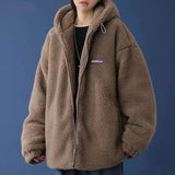Unisex Jackets Men Solid All-match Hooded Fashion Simple Outwear Streetwear Teenagers Temperament Youthful Popular Classic Chic